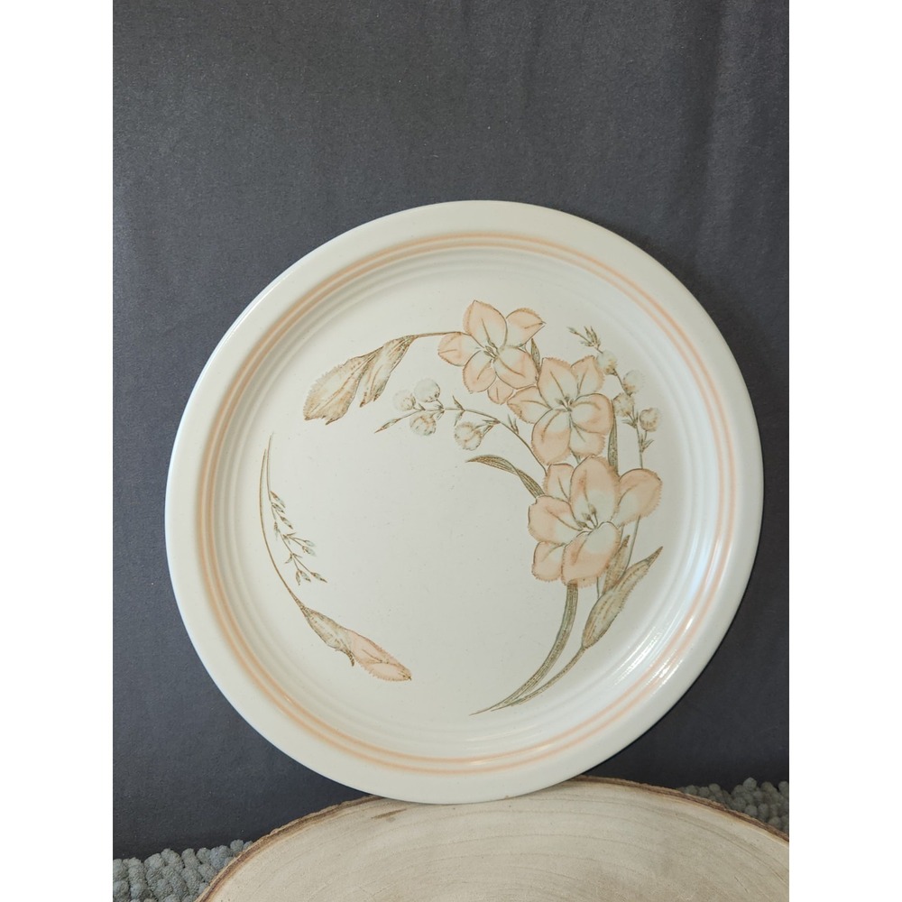 Baker, Hart & Stuart MICHELLE Stoneware Platter‎ Round Floral 10.5in VTG Japan